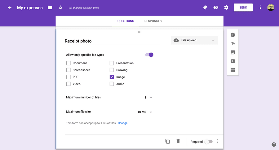 File types category